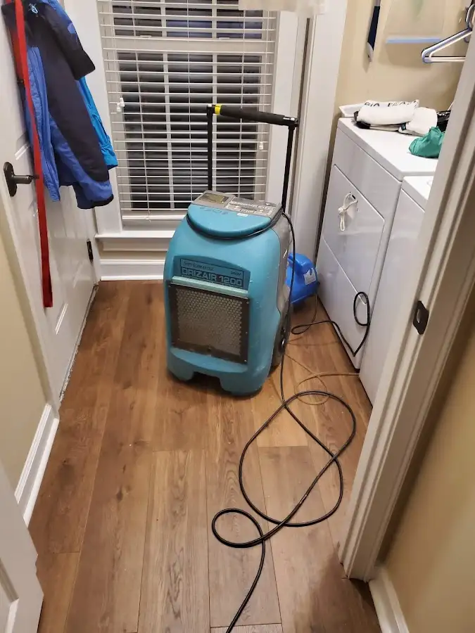 Commercial dehumidifier deployed for Flood Damage Cleanup in Monfort Heights
