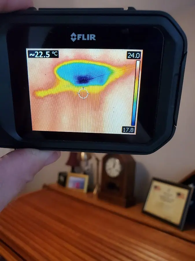 Thermal imaging inspection for water damage in Monfort Heights